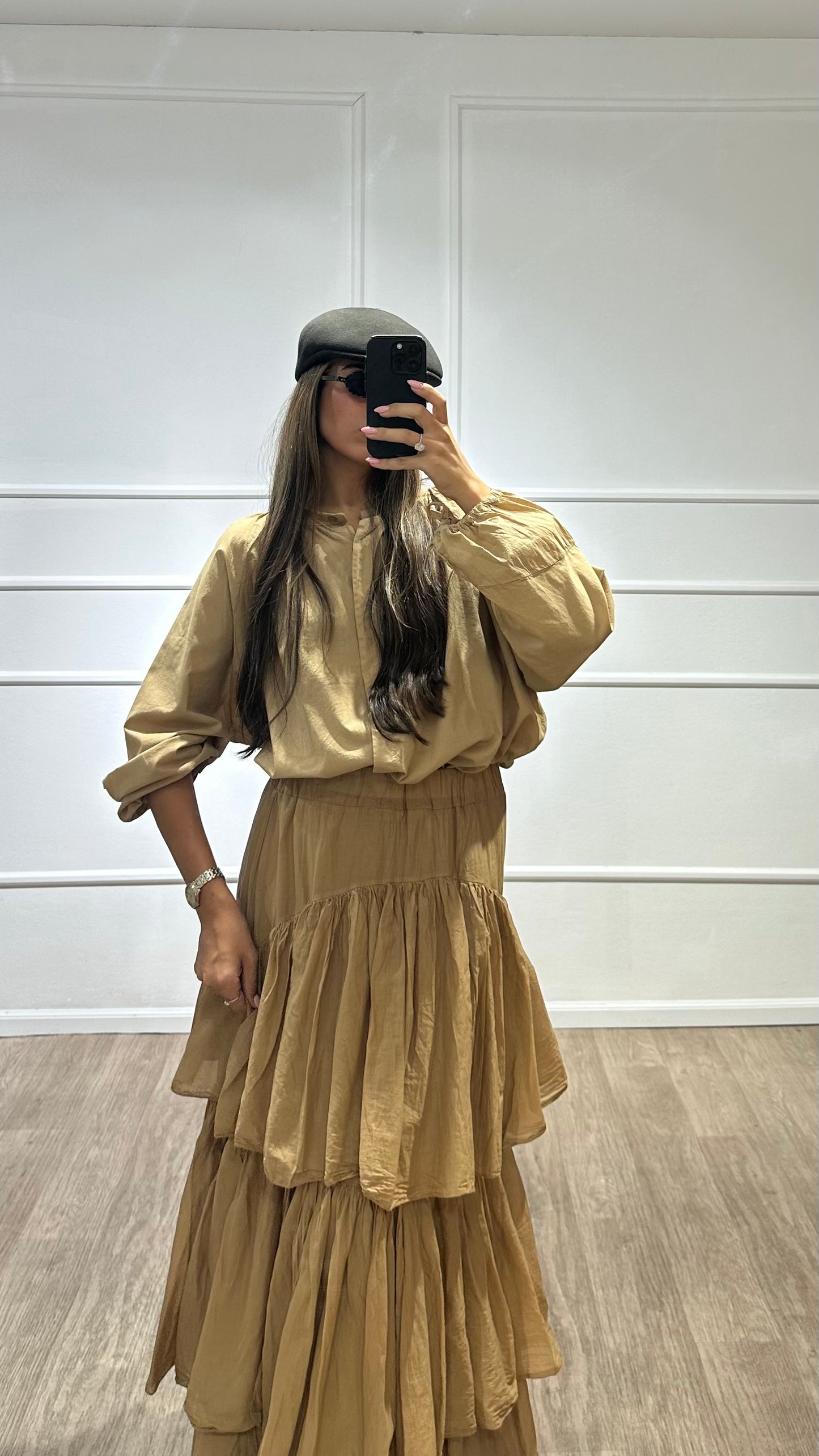 חצאית קומות camel