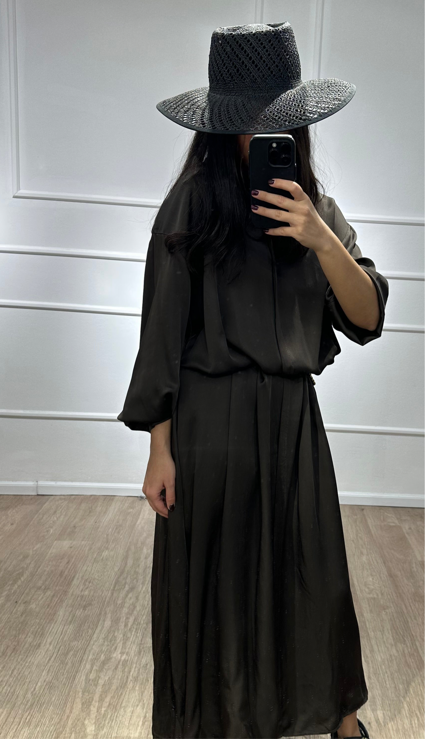 ROBE MAIMI MARRON