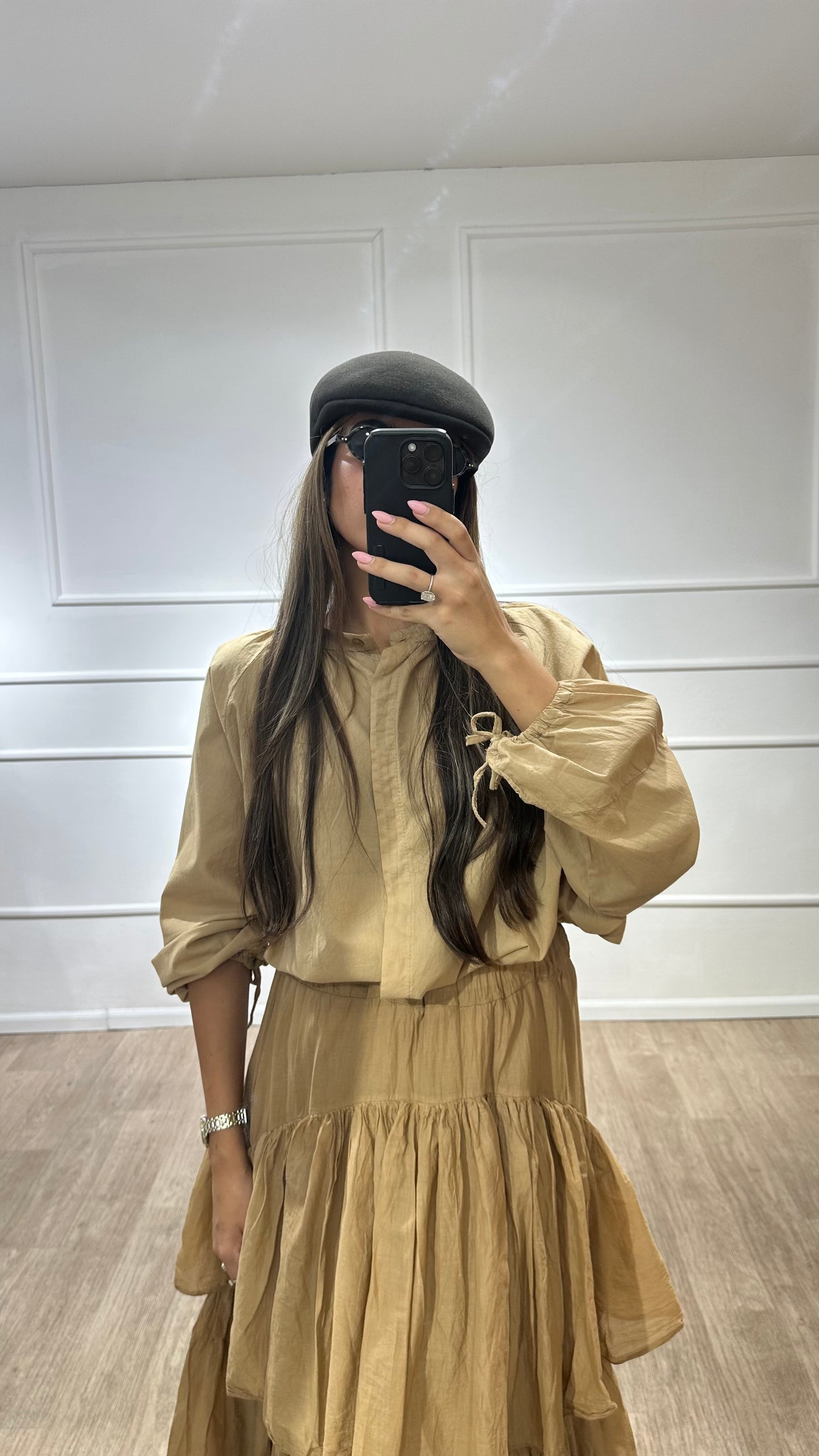 חצאית קומות camel