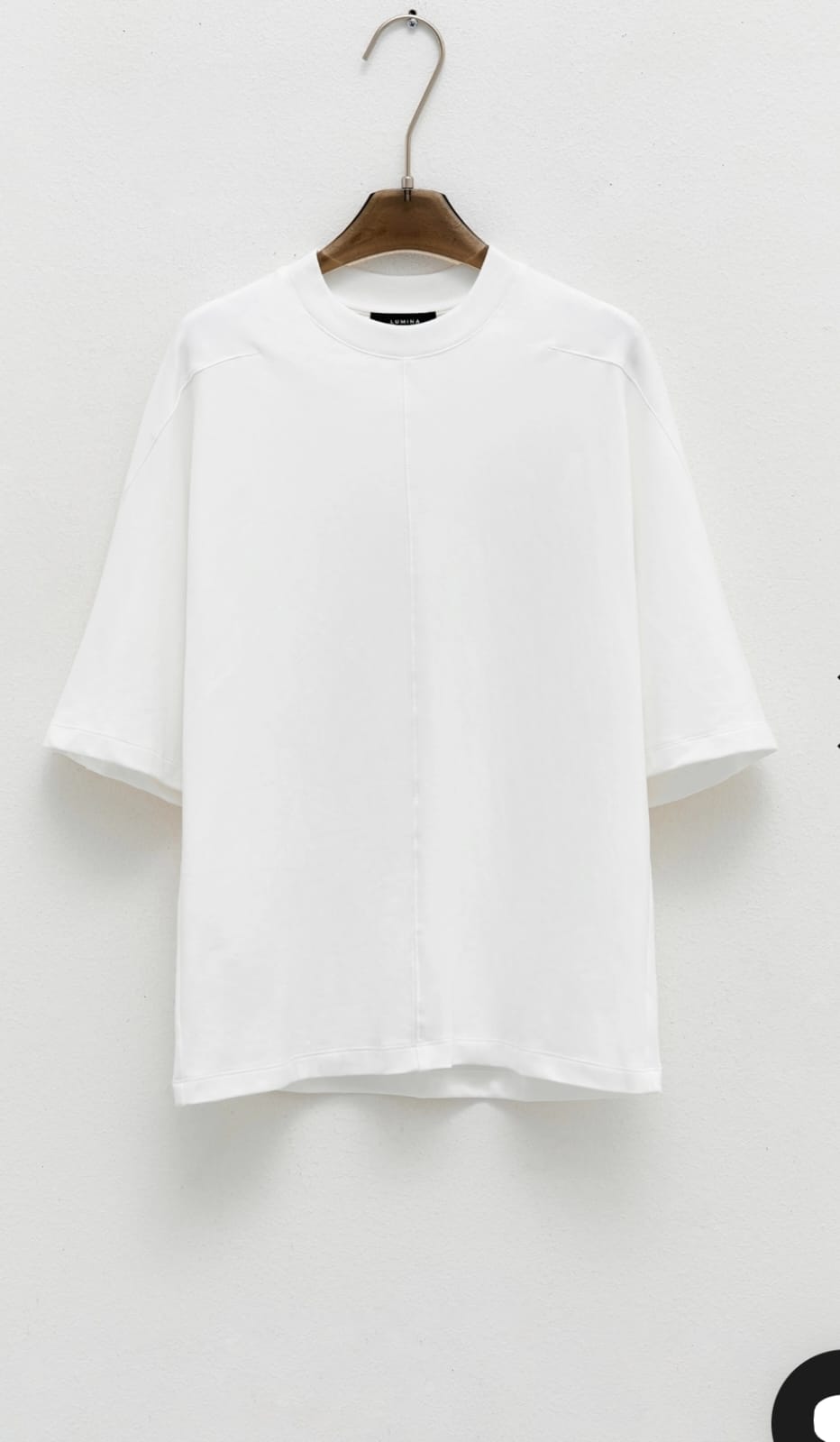 TEESHIRT BASIC LUMI BLANC