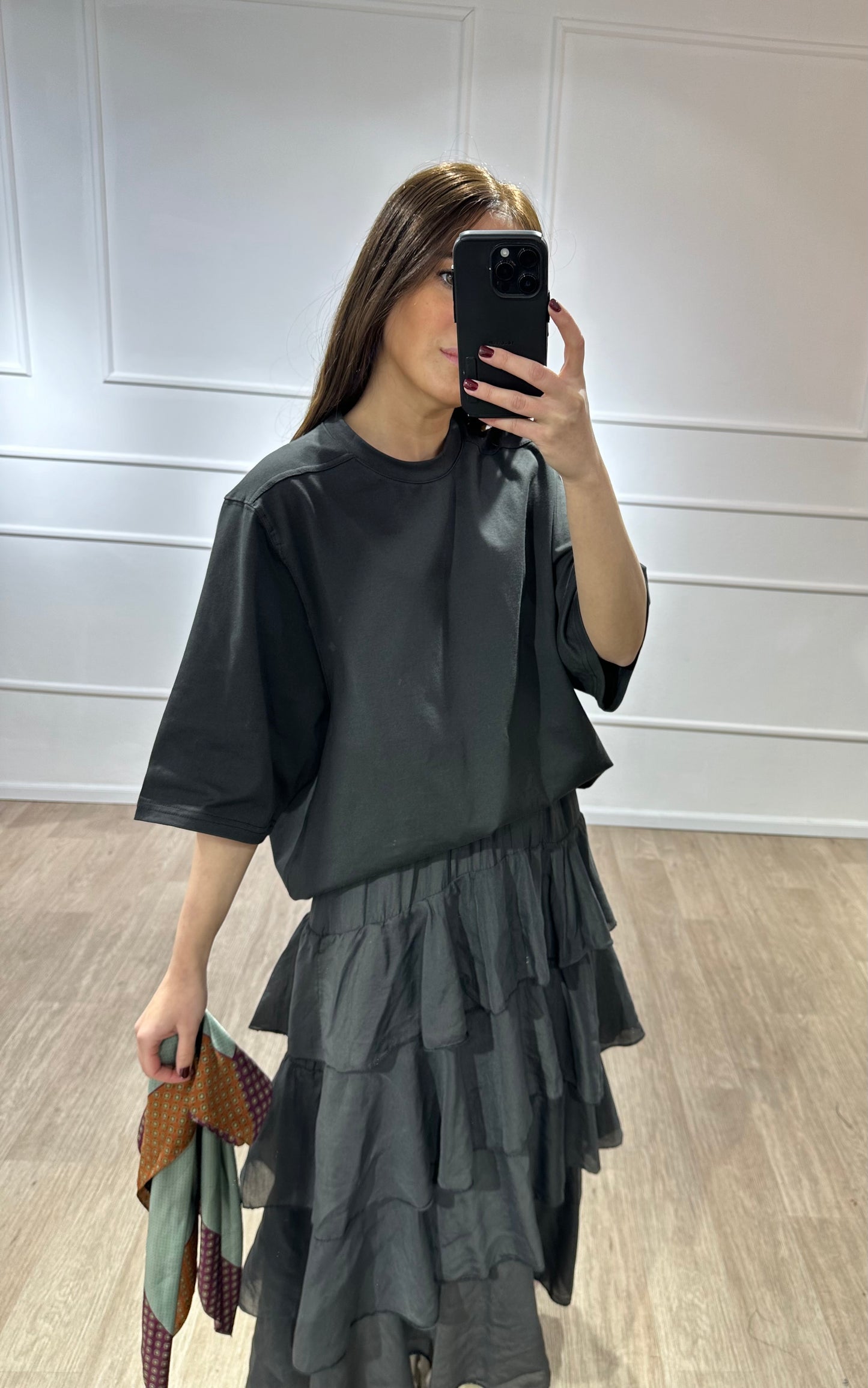 TEESHIRT GRIS FONCÉ