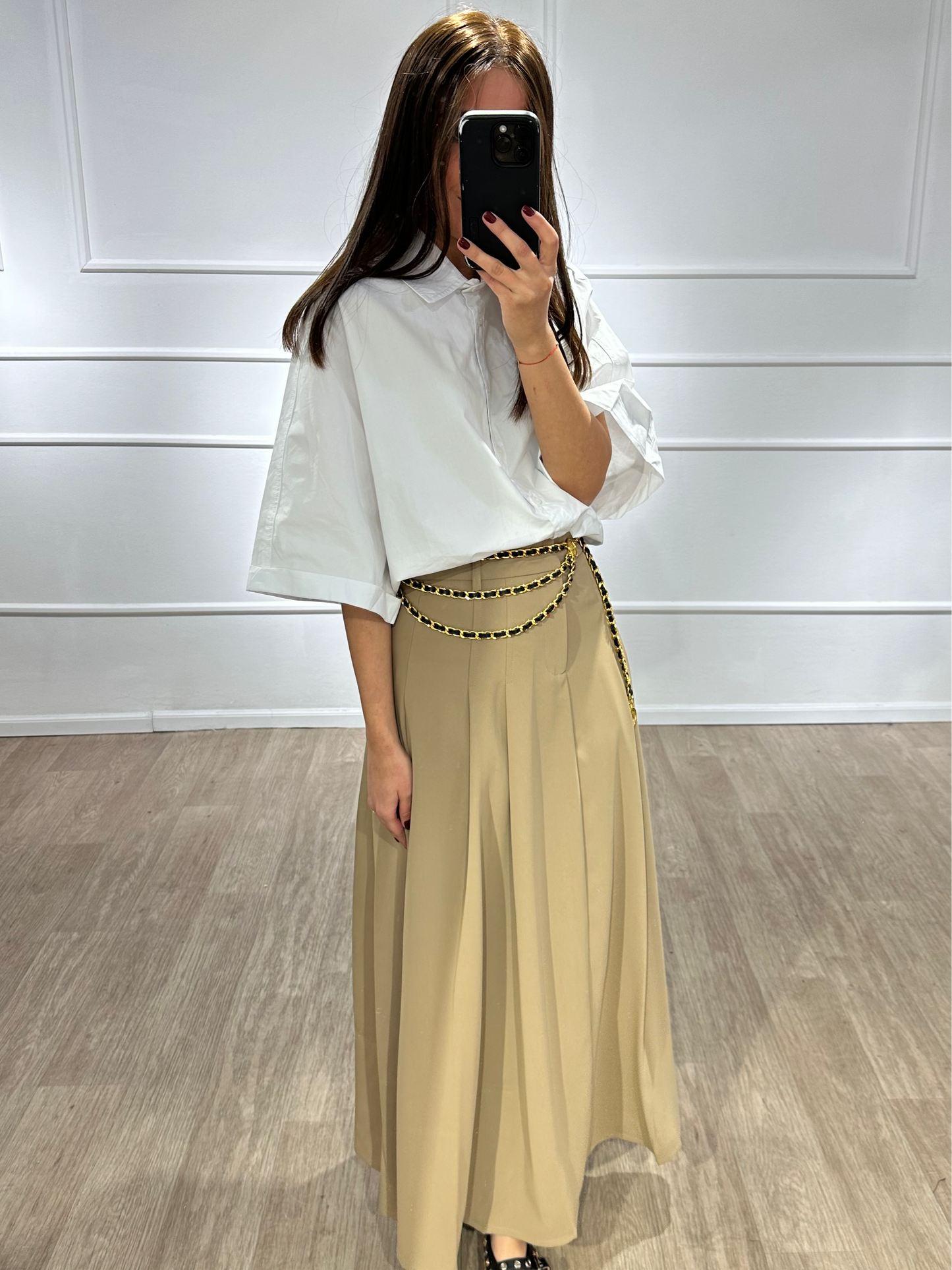 Chemise manche trois quarts