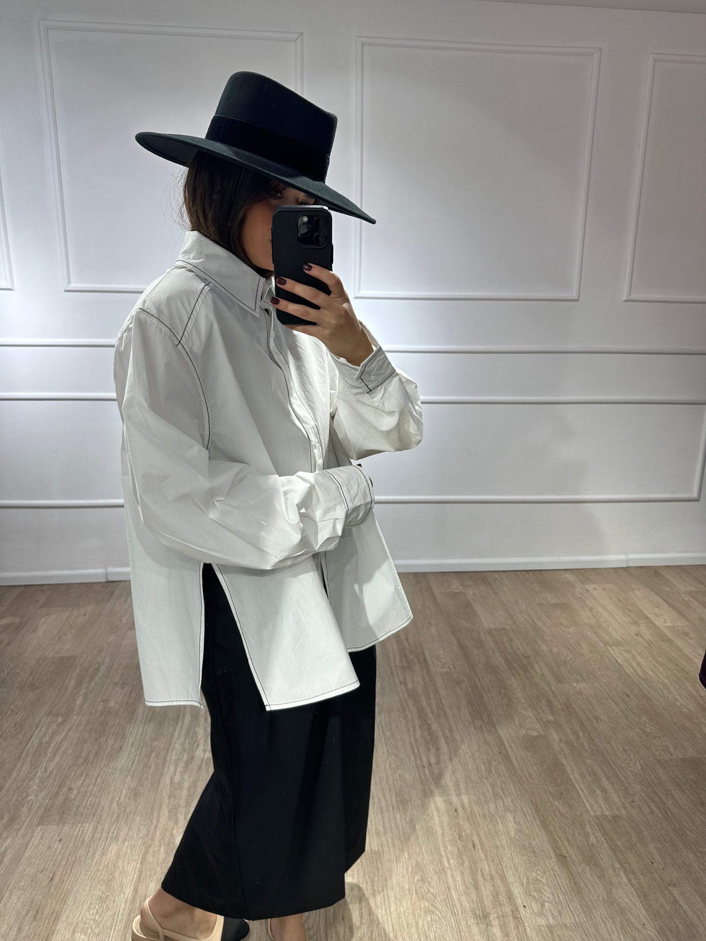 CHEMISE À ÉPAULETTES