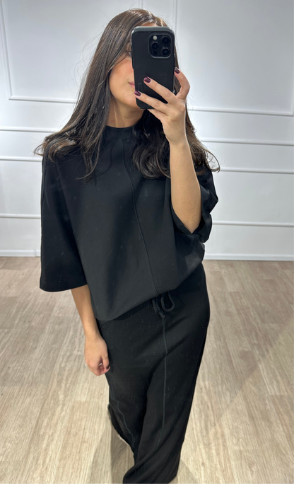 JUPE BASIC LUMI NOIR