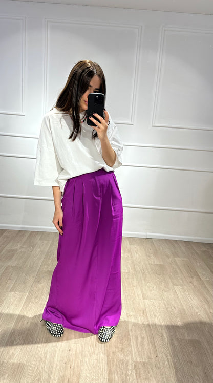 Jupe Nao mauve