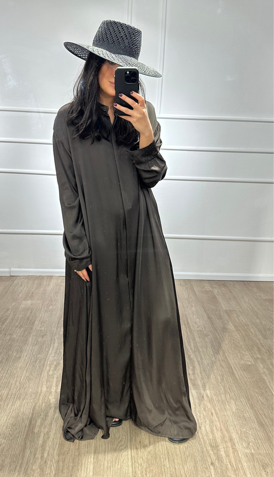 ROBE MAIMI MARRON
