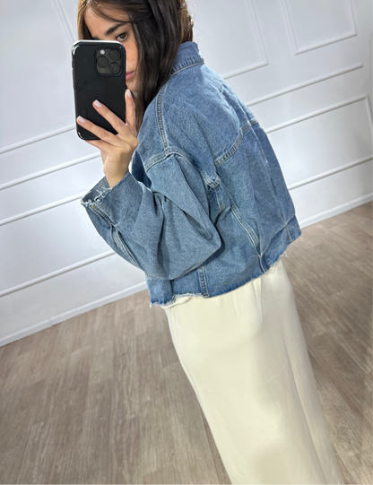 Veste en jean oversize