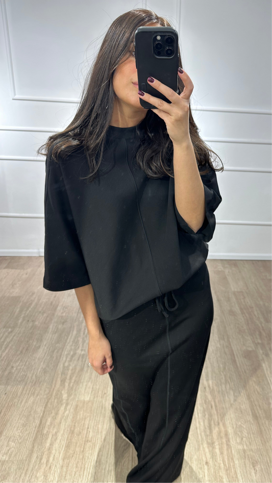 TEESHIRT BASIC LUMI NOIR