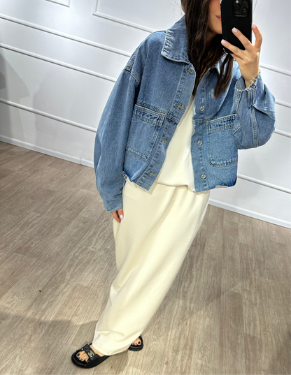 Veste en jean oversize