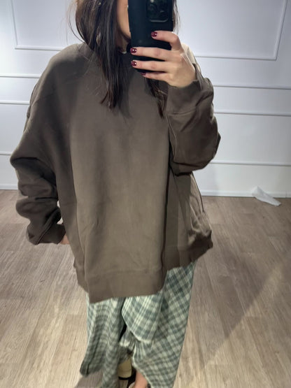 Sweat one size חום