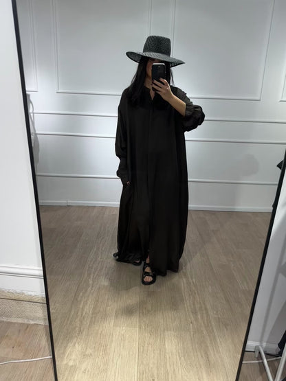 ROBE MAIMI MARRON