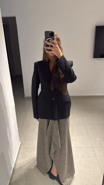 חצאית אי סימטרית Tweed