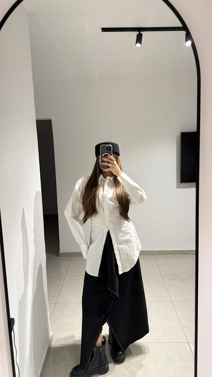 חצאית אי סימטרית new black